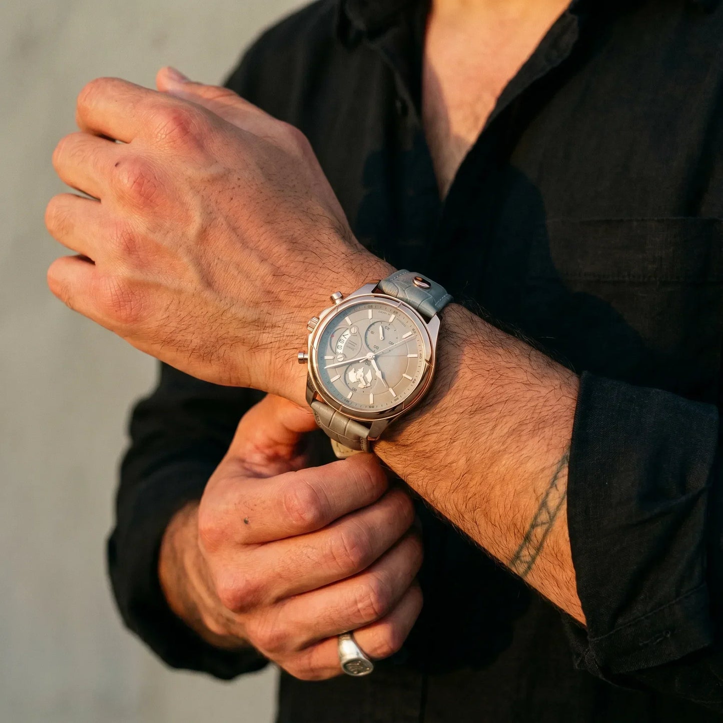 Varrene® Senateur, men's quartz watch, view 11