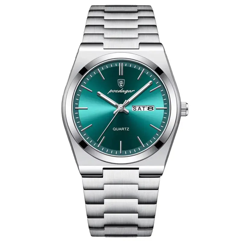 Varrene® Teal Meridian, men's quartz watch