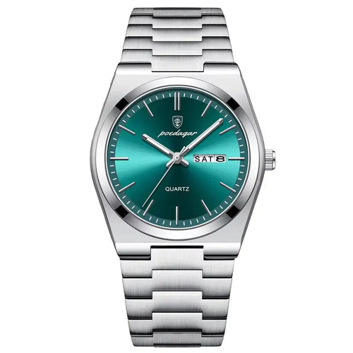 Varrene® Teal Meridian, men's quartz watch