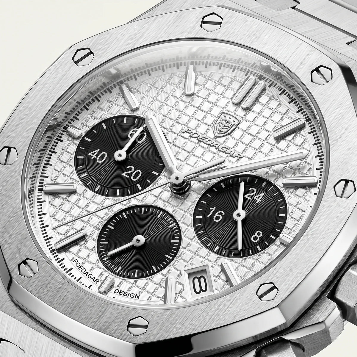Varrene® Chrono Forge, men's quartz watch, view 3