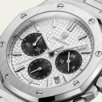 Varrene® Chrono Forge, men's quartz watch, view 3