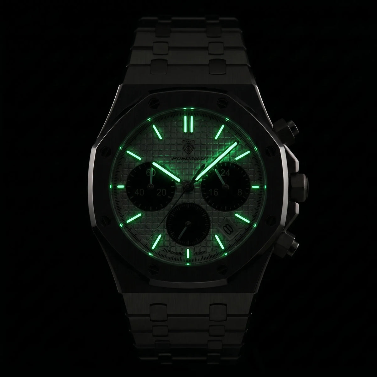 Varrene® Chrono Forge, men's quartz watch, view 7
