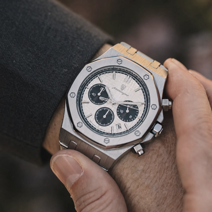 Varrene® Chrono Forge, men's quartz watch, view 2