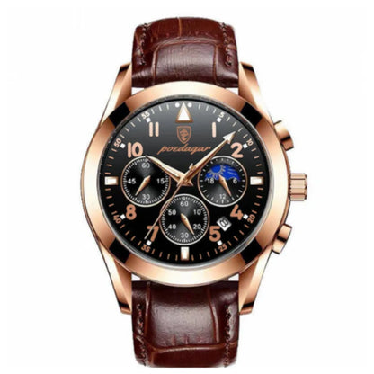 Varrene® Cognac, men's quartz watch