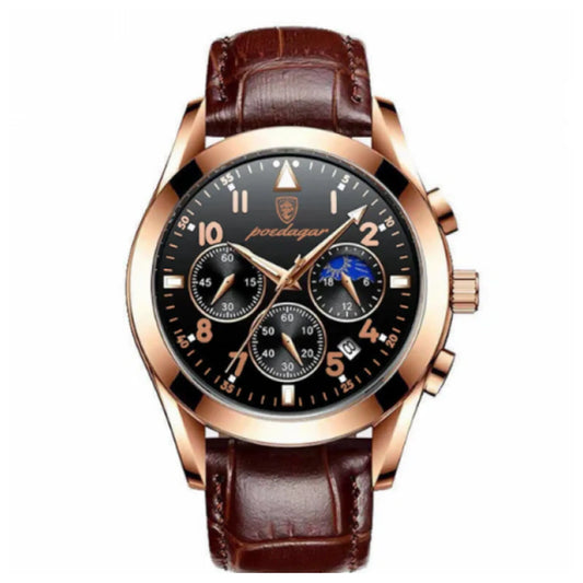 Varrene® Cognac, men's quartz watch