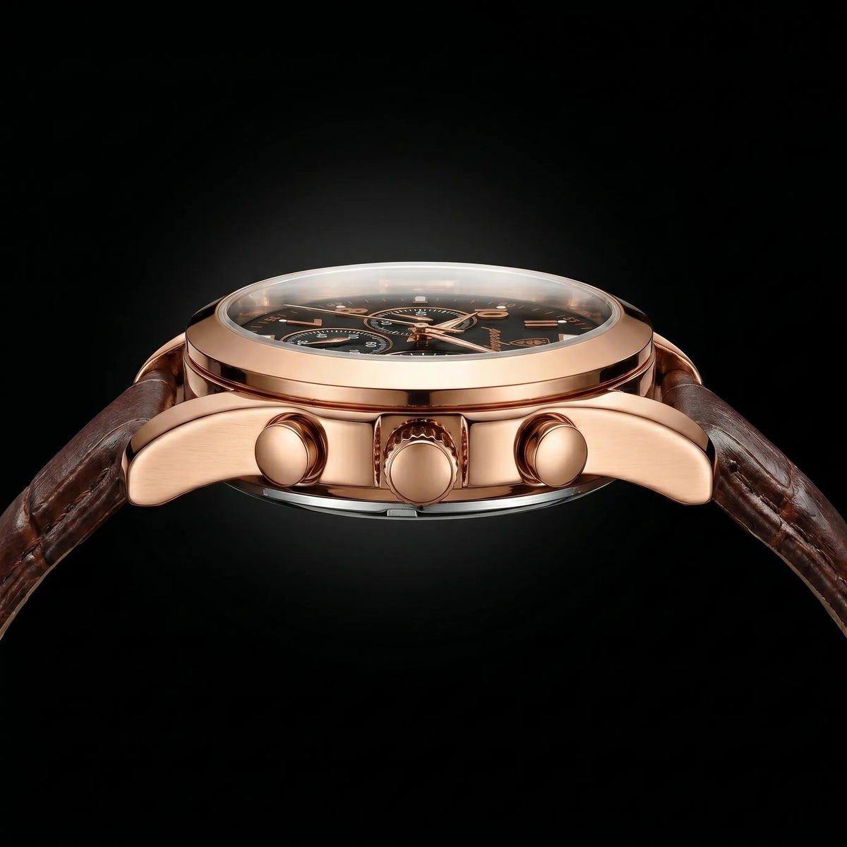 Varrene® Cognac, men's quartz watch, view 8