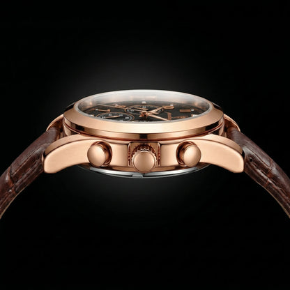 Varrene® Cognac, men's quartz watch, view 8