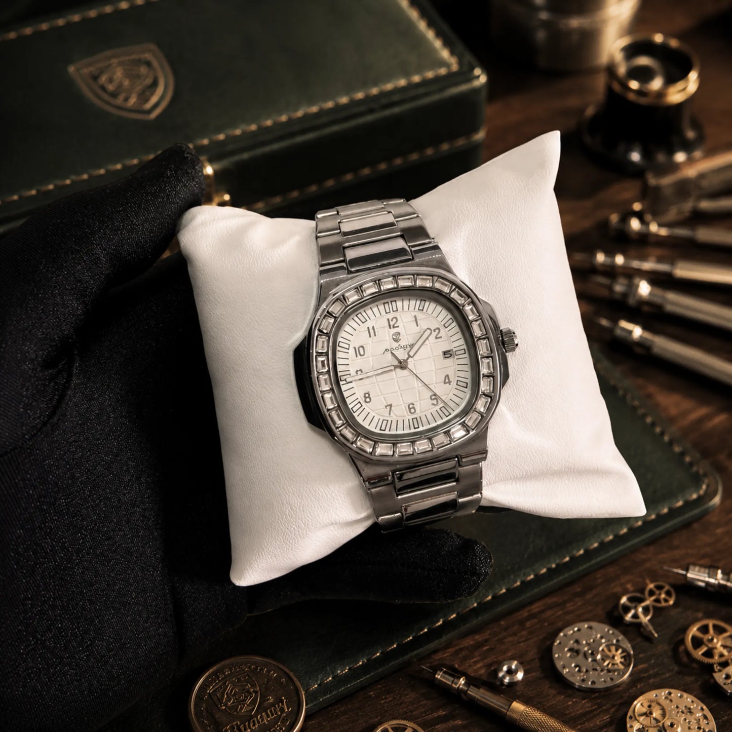 Varrene® Cristallin, men's quartz watch, view 10