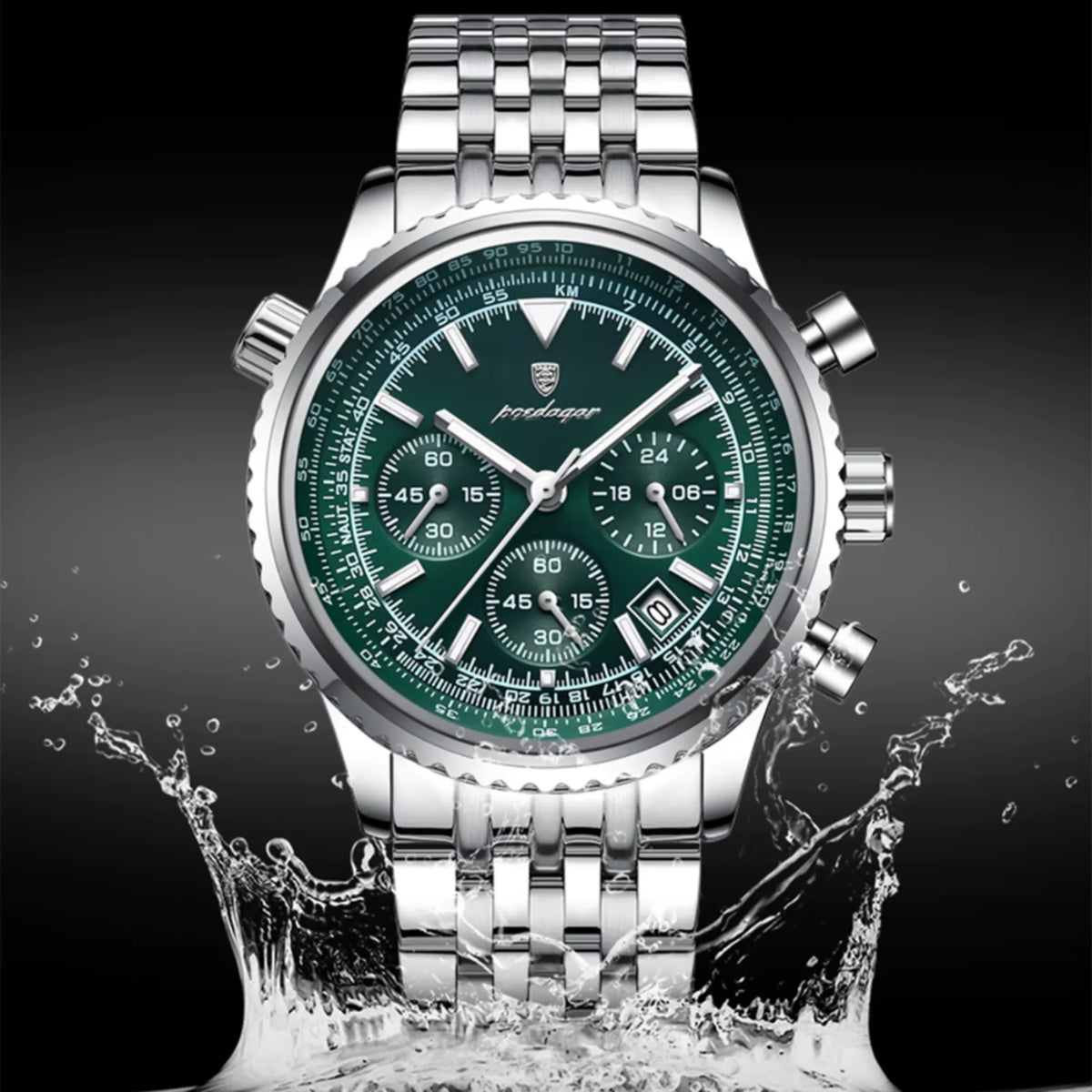 Varrene® Escale, men's quartz watch, view 9