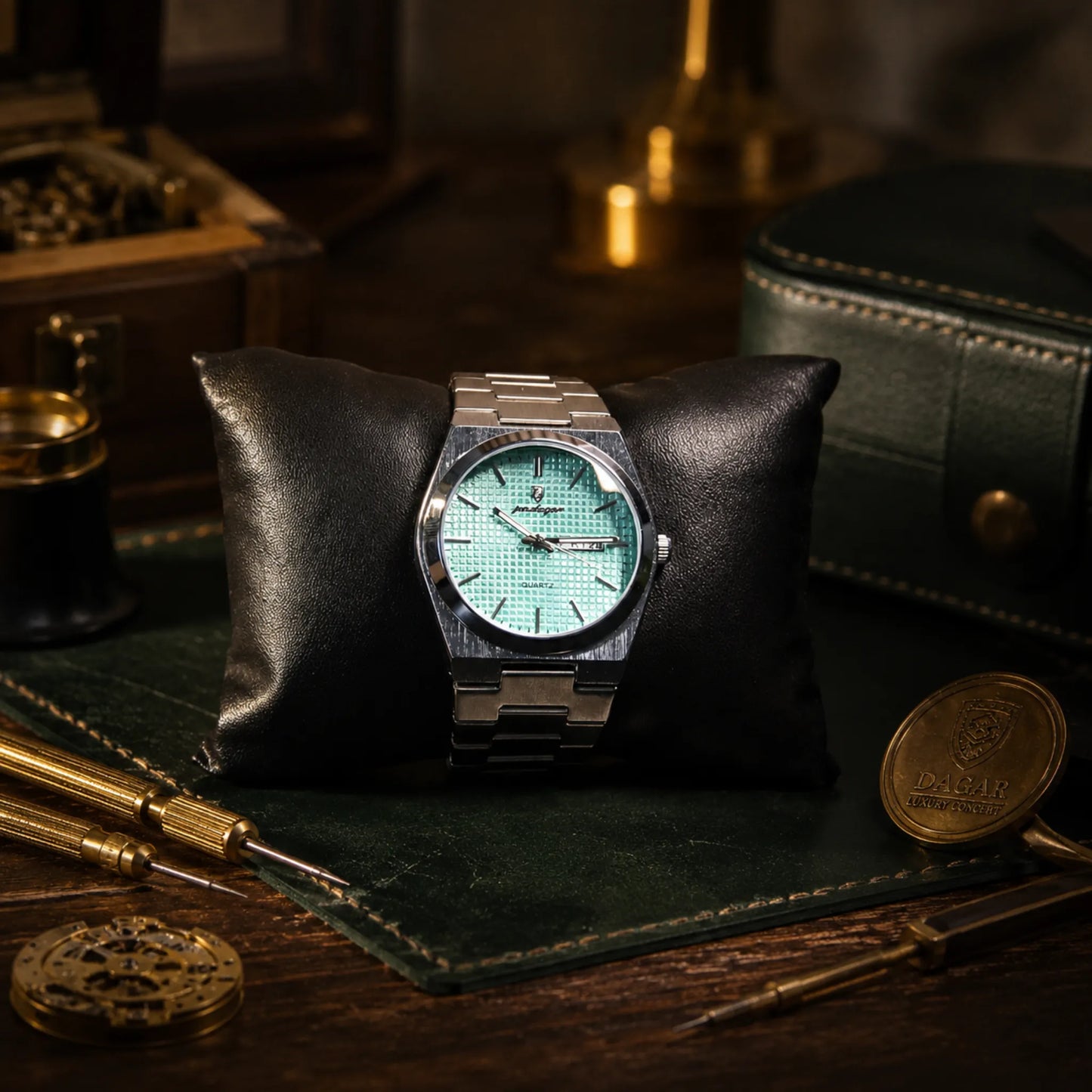 Varrene® Guilloche, men's quartz watch, view 12