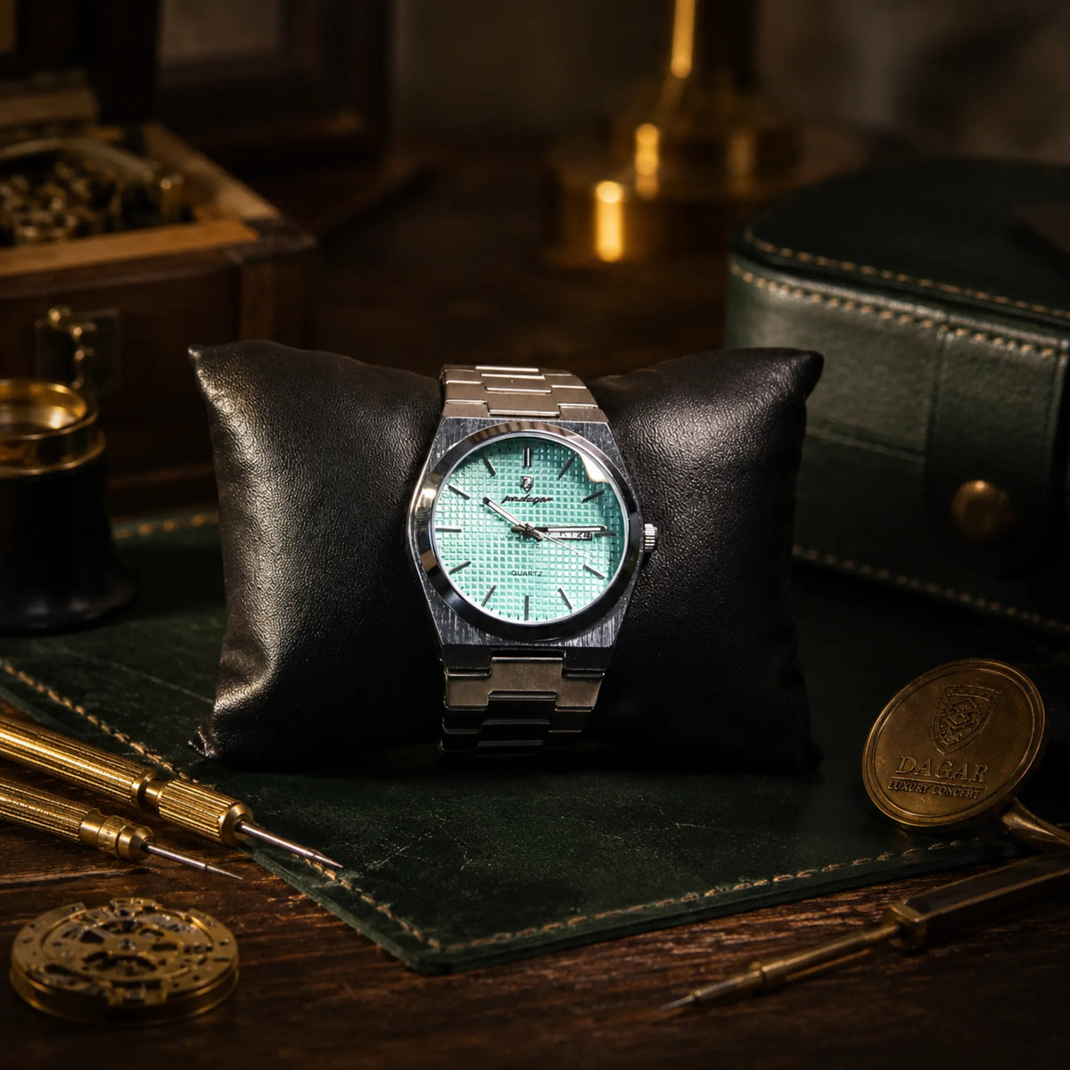 Varrene® Guilloche, men's quartz watch, view 12