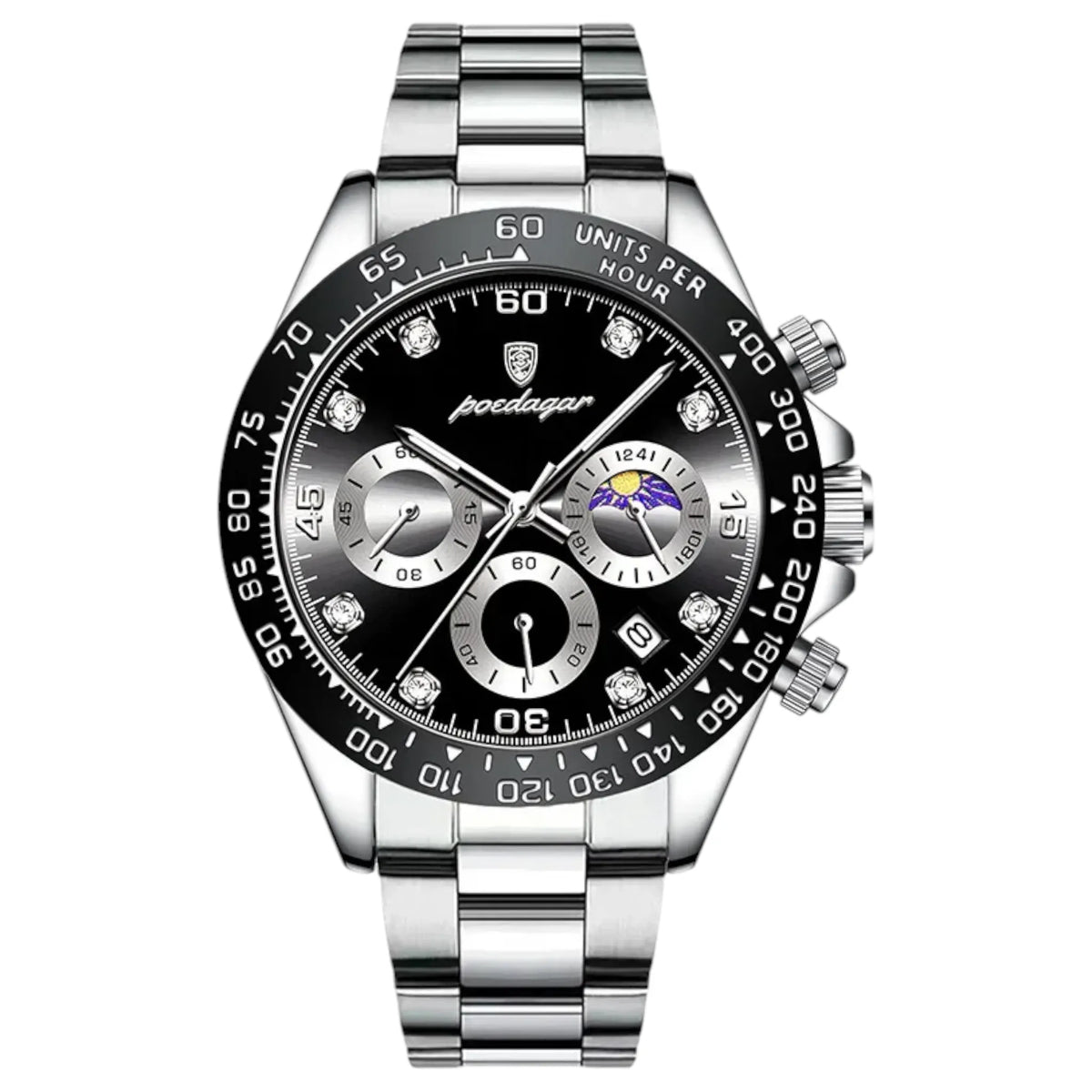 Varrene® Lunaire, men's quartz watch, view 11