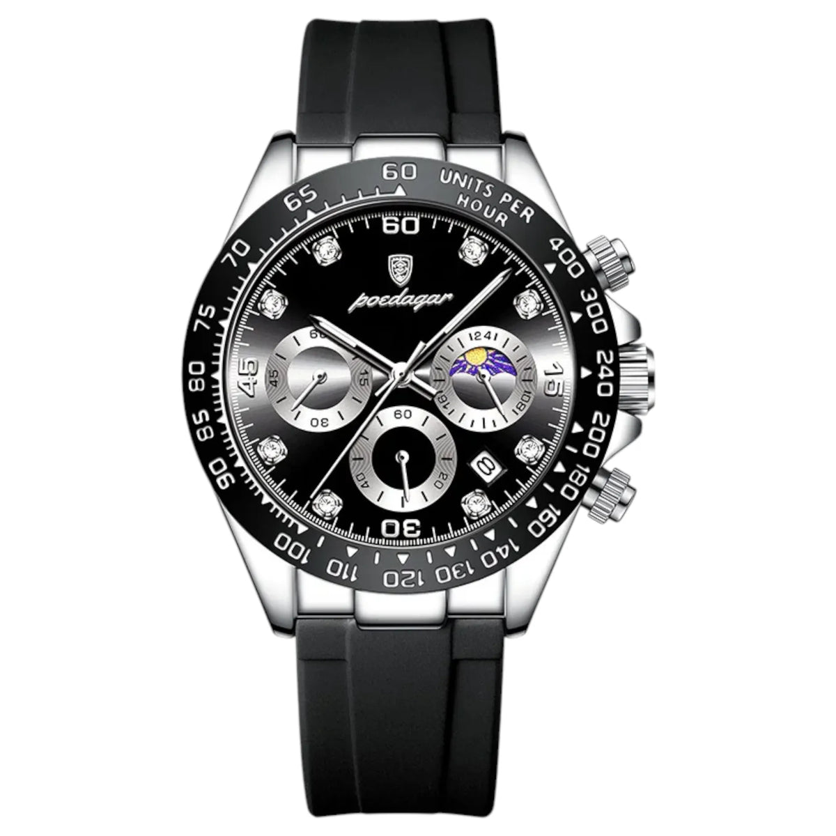 Varrene® Lunaire, men's quartz watch, view 14