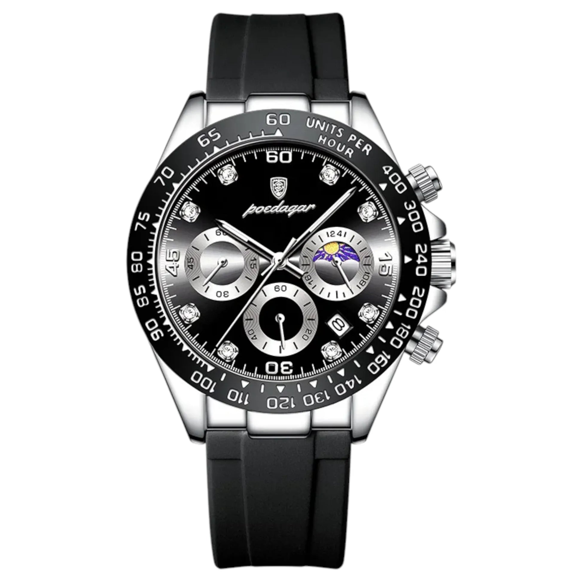 Varrene® Lunaire, men's quartz watch, view 14