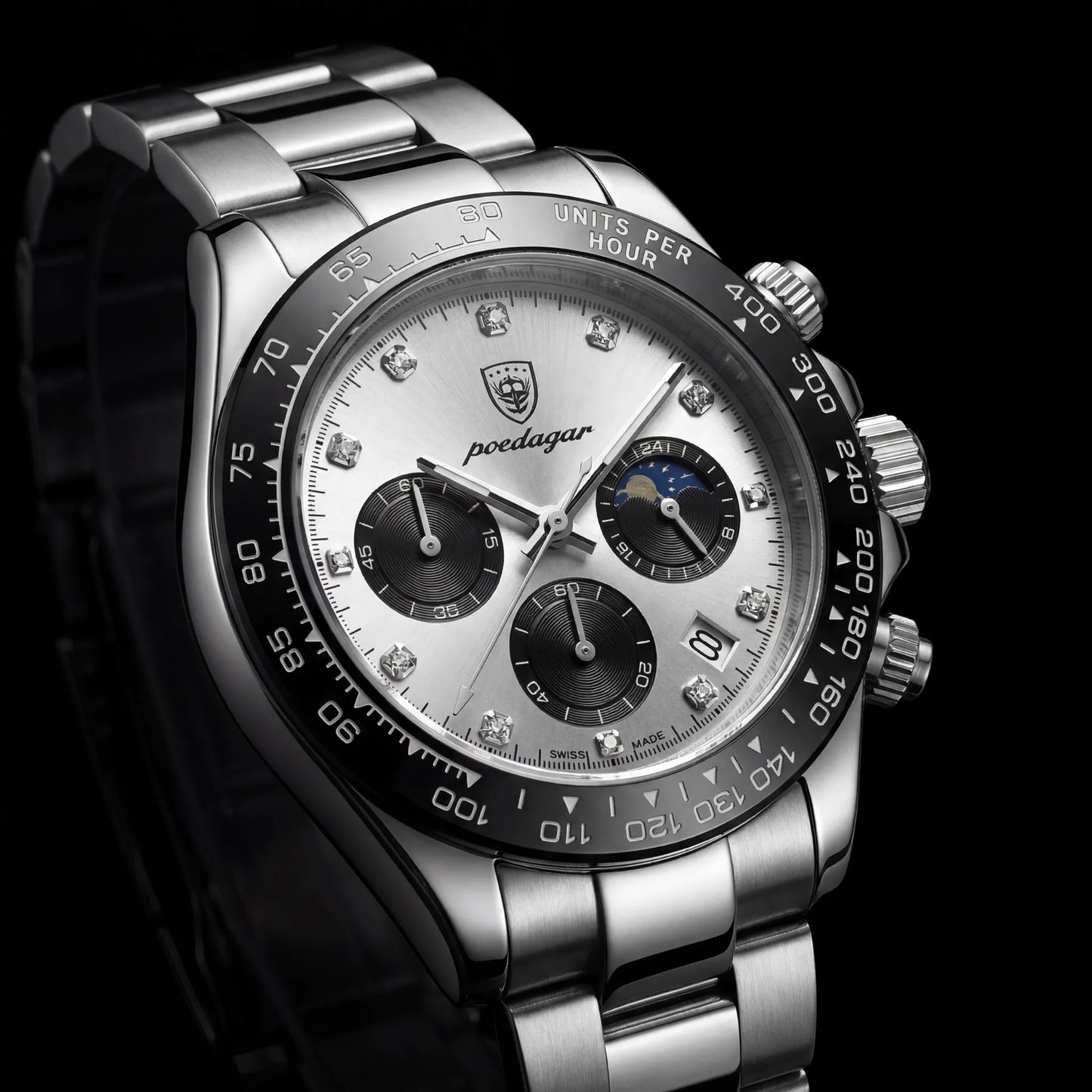 Varrene® Lunaire, men's quartz watch, view 3