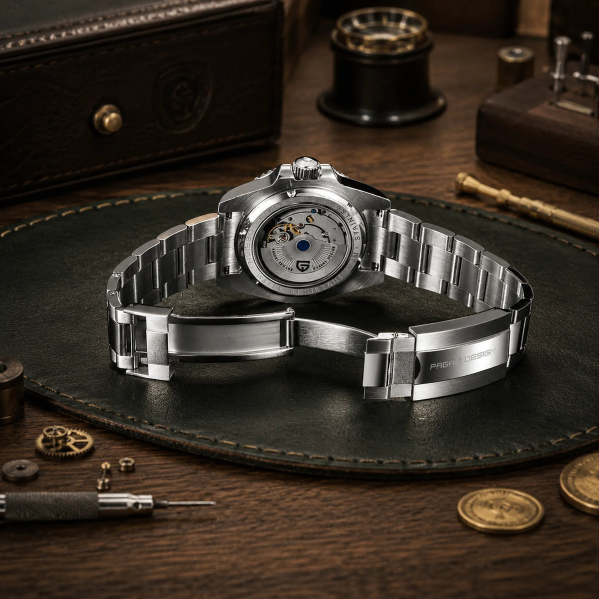 Varrene® GMT Méridien, men's automatic watch, view 9