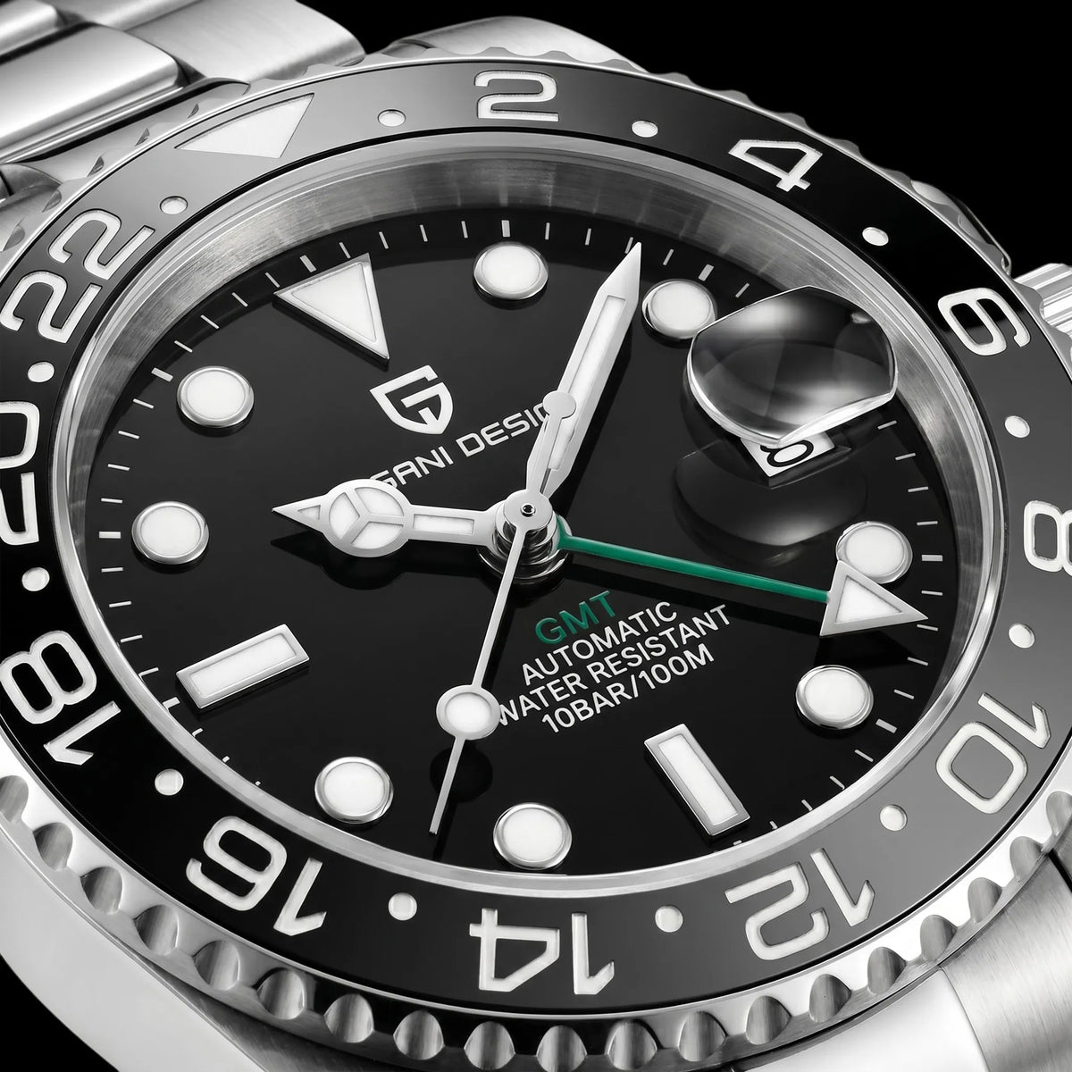 Varrene® GMT Méridien, men's automatic watch, view 3