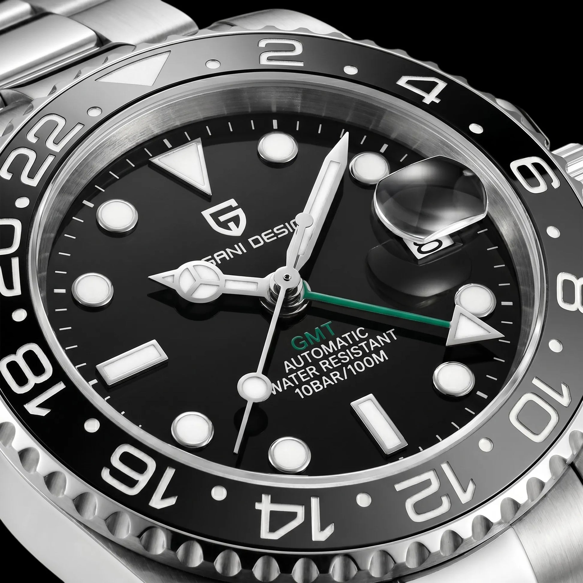 Varrene® GMT Méridien, men's automatic watch, view 3
