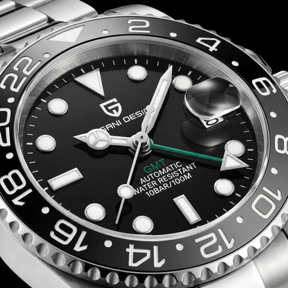 Varrene® GMT Méridien, men's automatic watch, view 3
