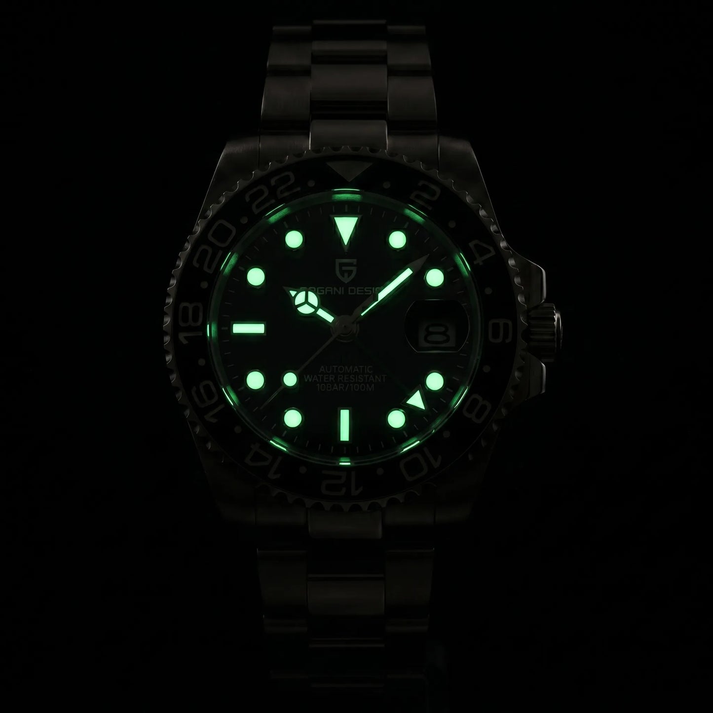 Varrene® GMT Méridien, men's automatic watch, view 6