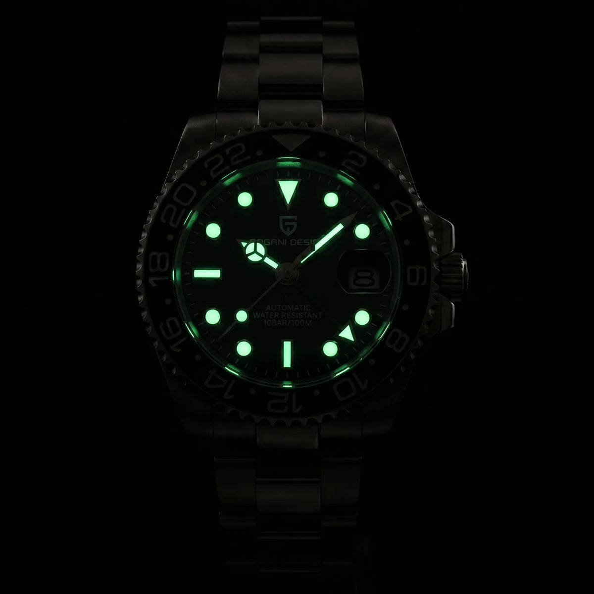 Varrene® GMT Méridien, men's automatic watch, view 6