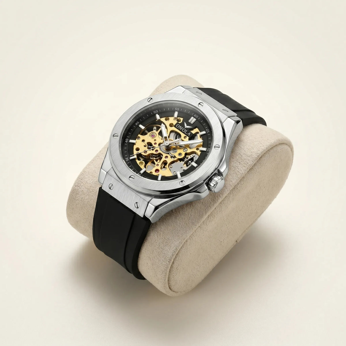 Varrene® Obsidian Crest, men's automatic watch, view 7