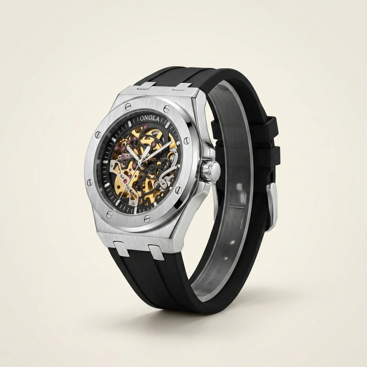 Varrene® Obsidian Crest, men's automatic watch, view 6