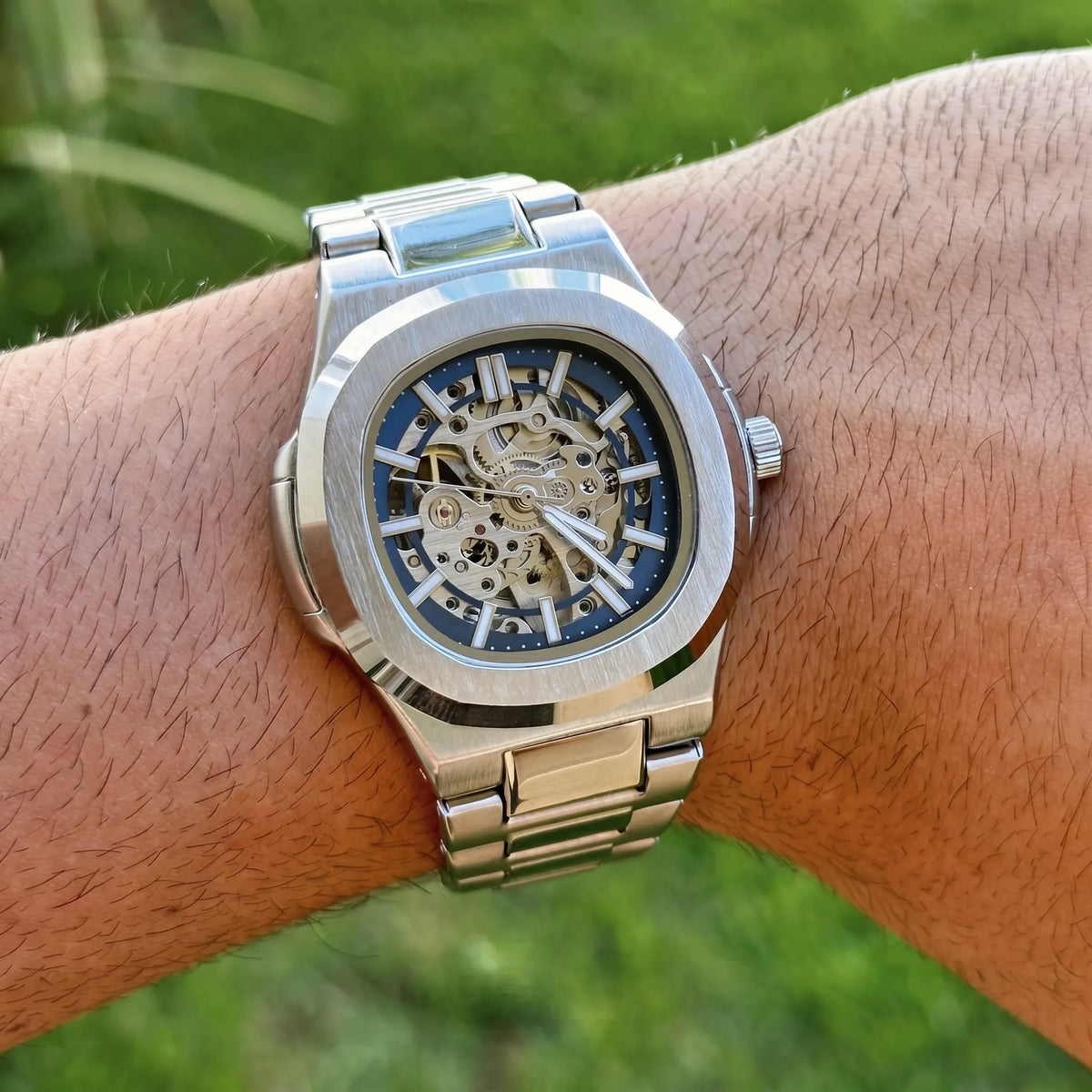 Varrene® Skeleton, men's automatic watch, view 8