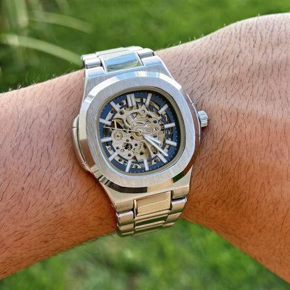 Varrene® Skeleton, men's automatic watch, view 8
