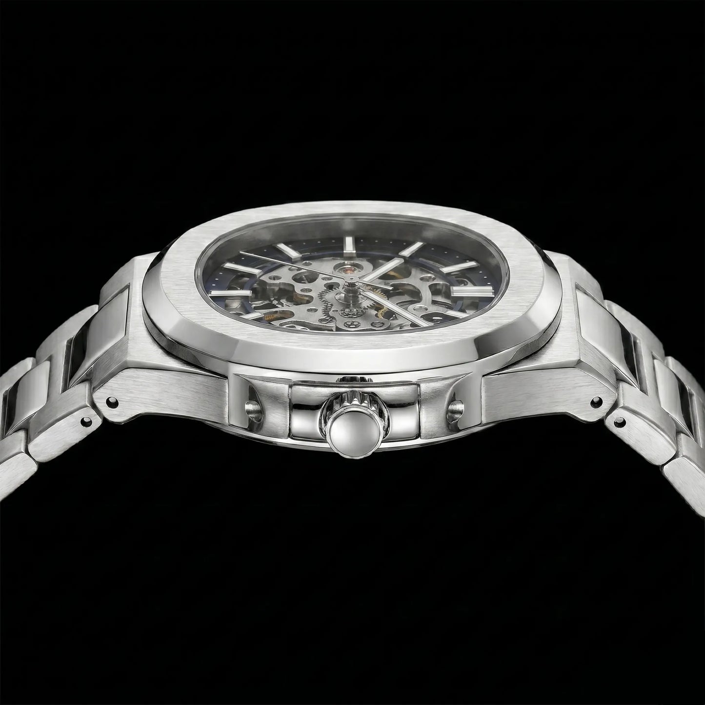 Varrene® Skeleton, men's automatic watch, view 4