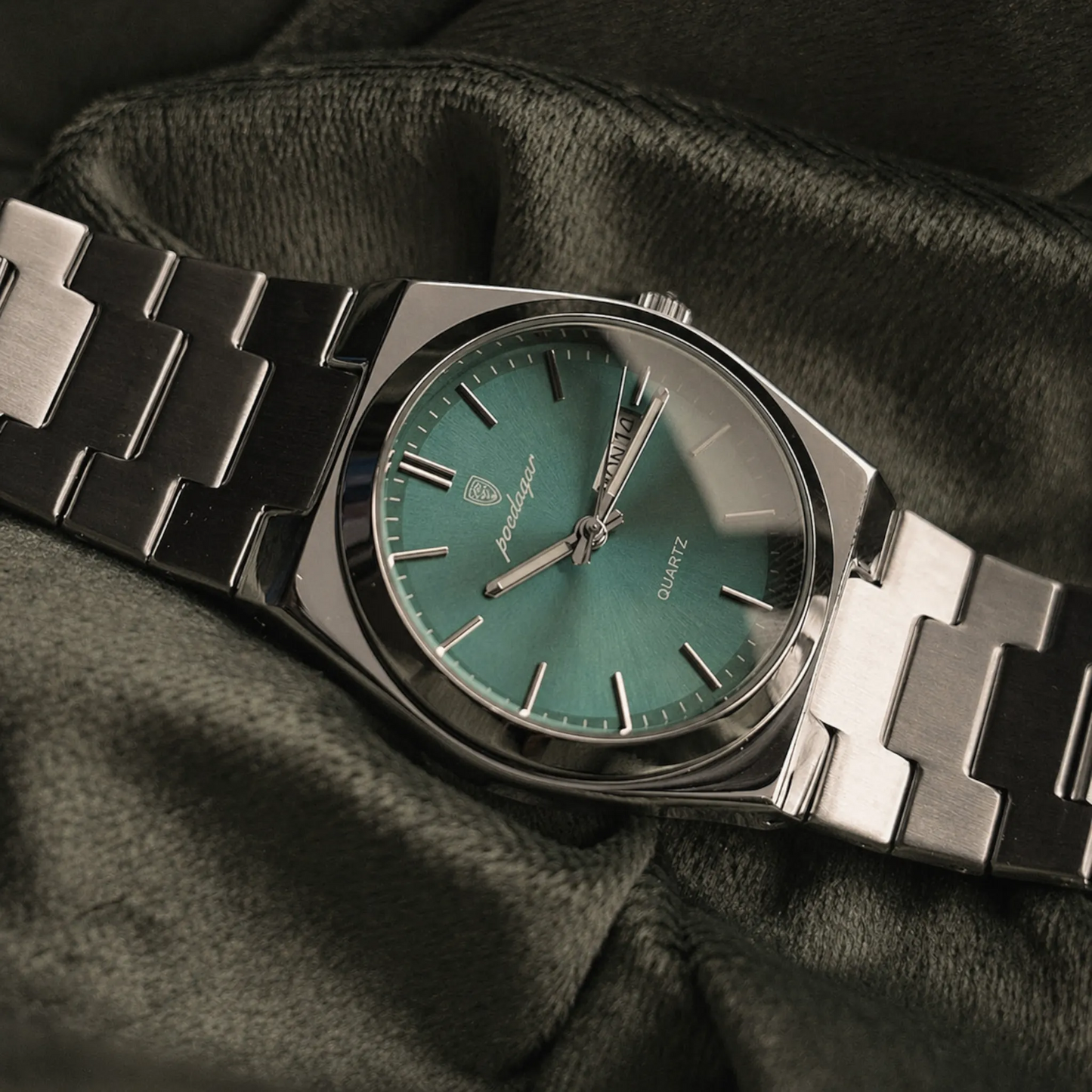 Varrene® Teal Meridian, men's quartz watch, view 3
