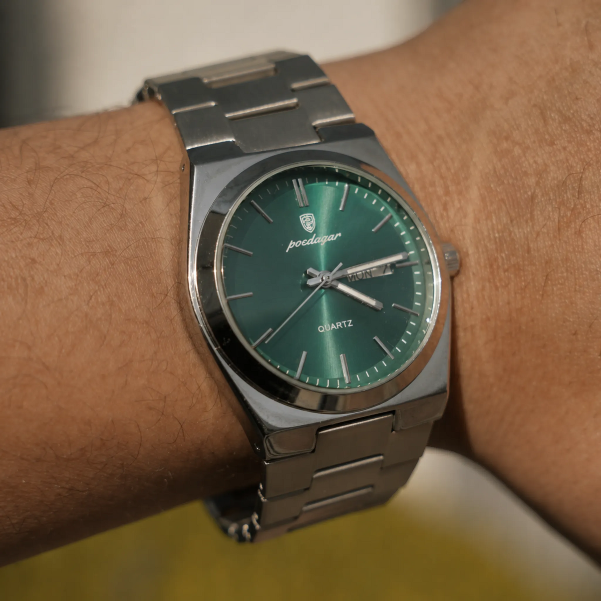 Varrene® Teal Meridian, men's quartz watch, view 2