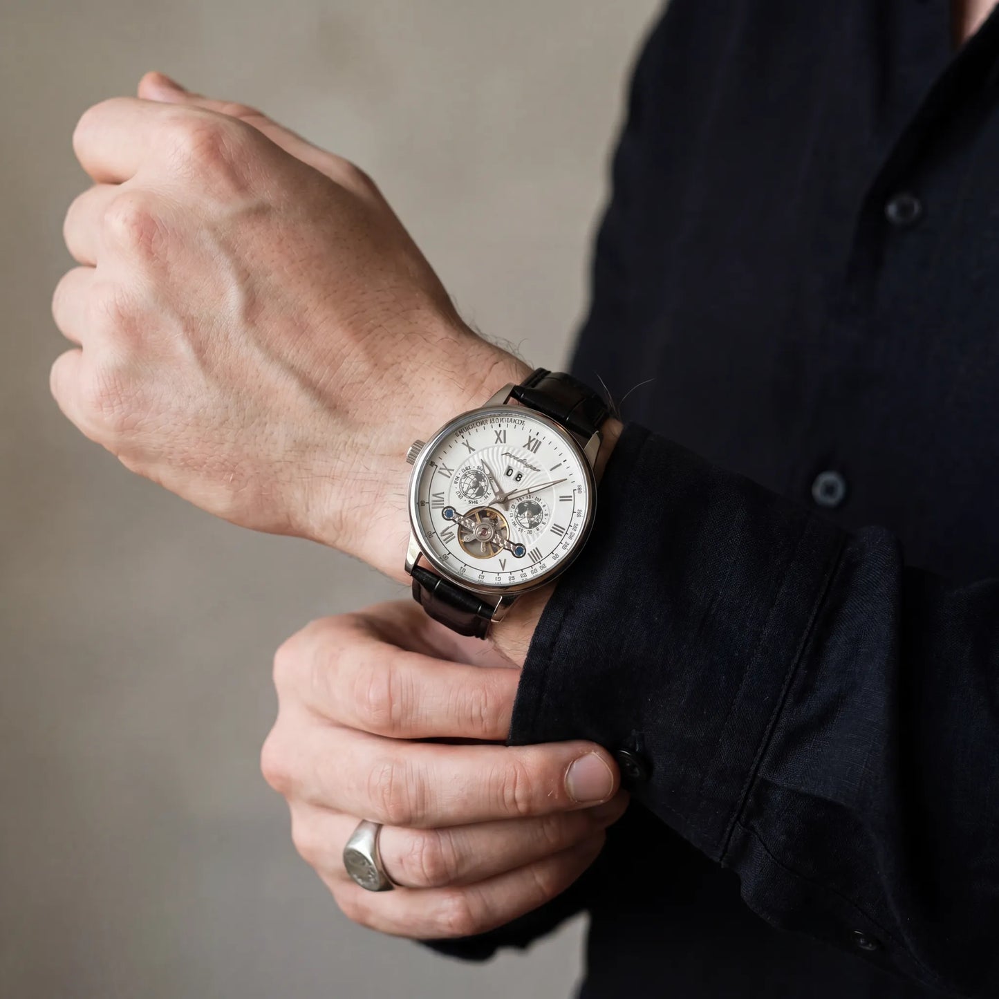 Varrene® Velluto, men's automatic watch, view 11